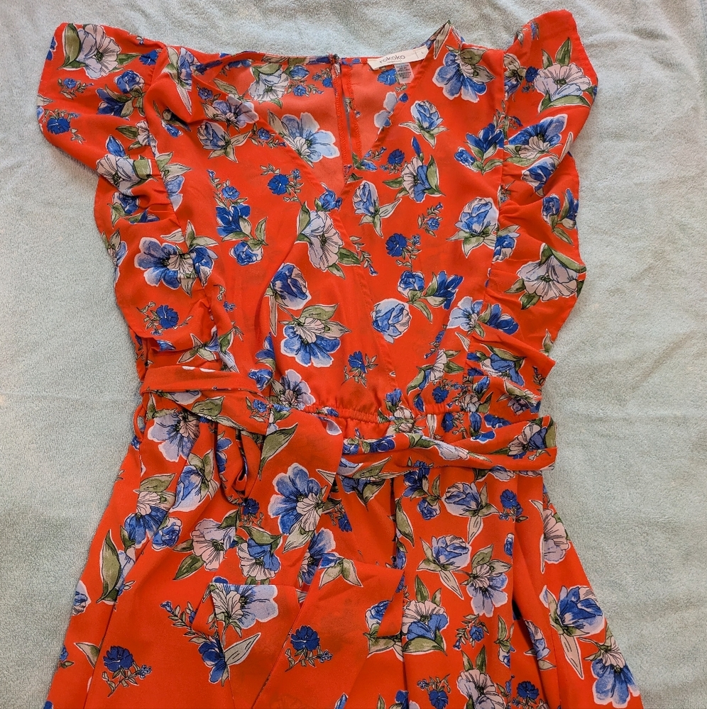 Fun Vibrant Orange Dress